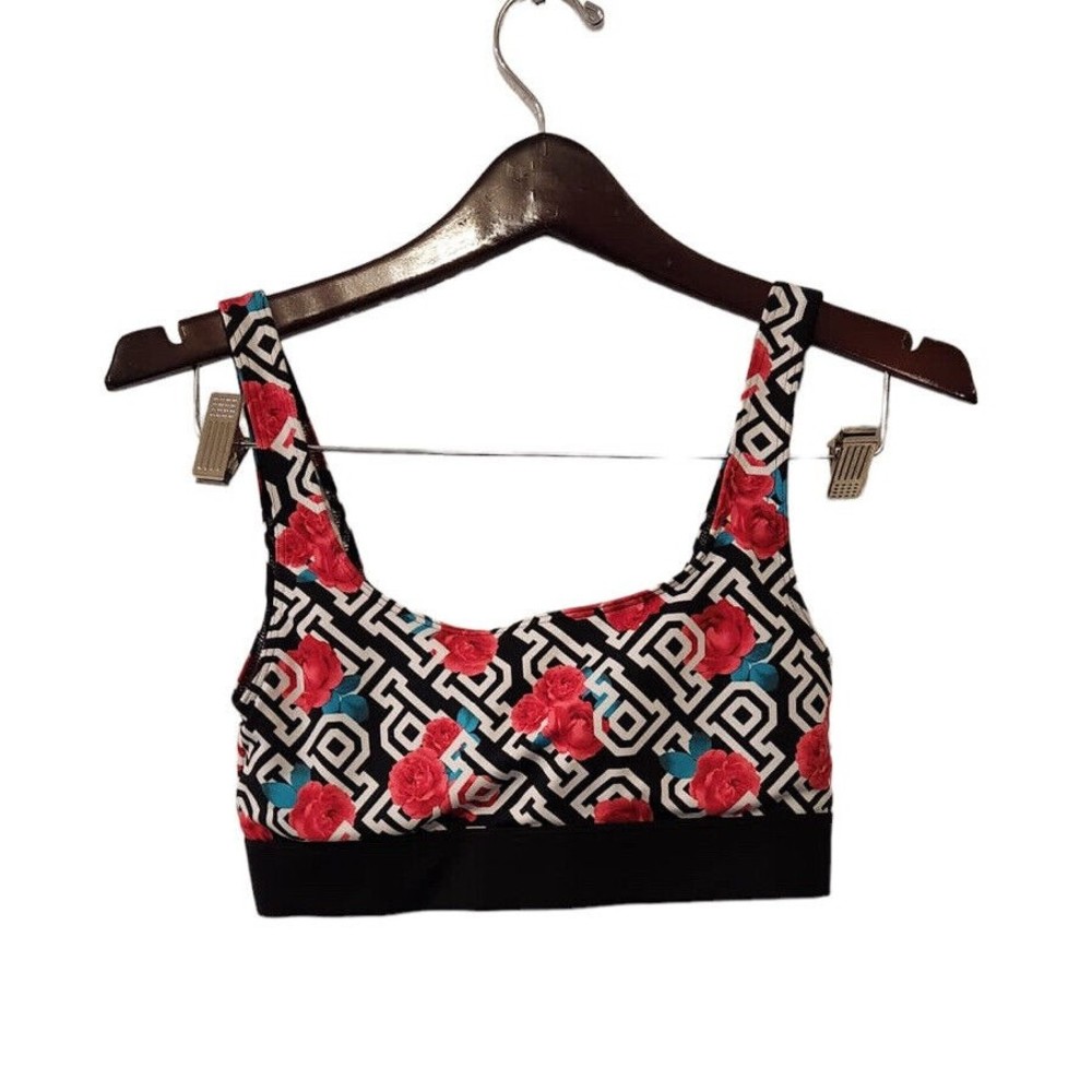 Pink Victoria's Secret Ultimate Women Multicolor Floral Print Sport Bra Size S